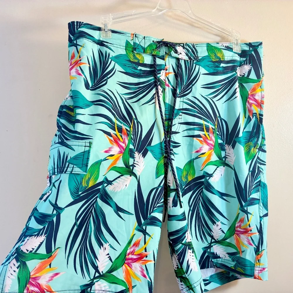 Club Room Tropical Swim Trunks